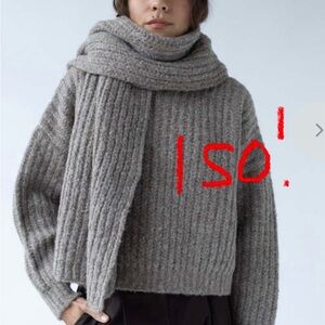 In Search Of the Shaina Mote Chunky scarf- oatmeal! (The original version!)